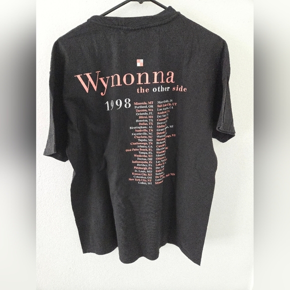 VINTAGE WYNONA JUDD CONCERT TOUR MERCH T SHIRT MEN Size Large THE JUDDS 1998 - Picture 2 of 7